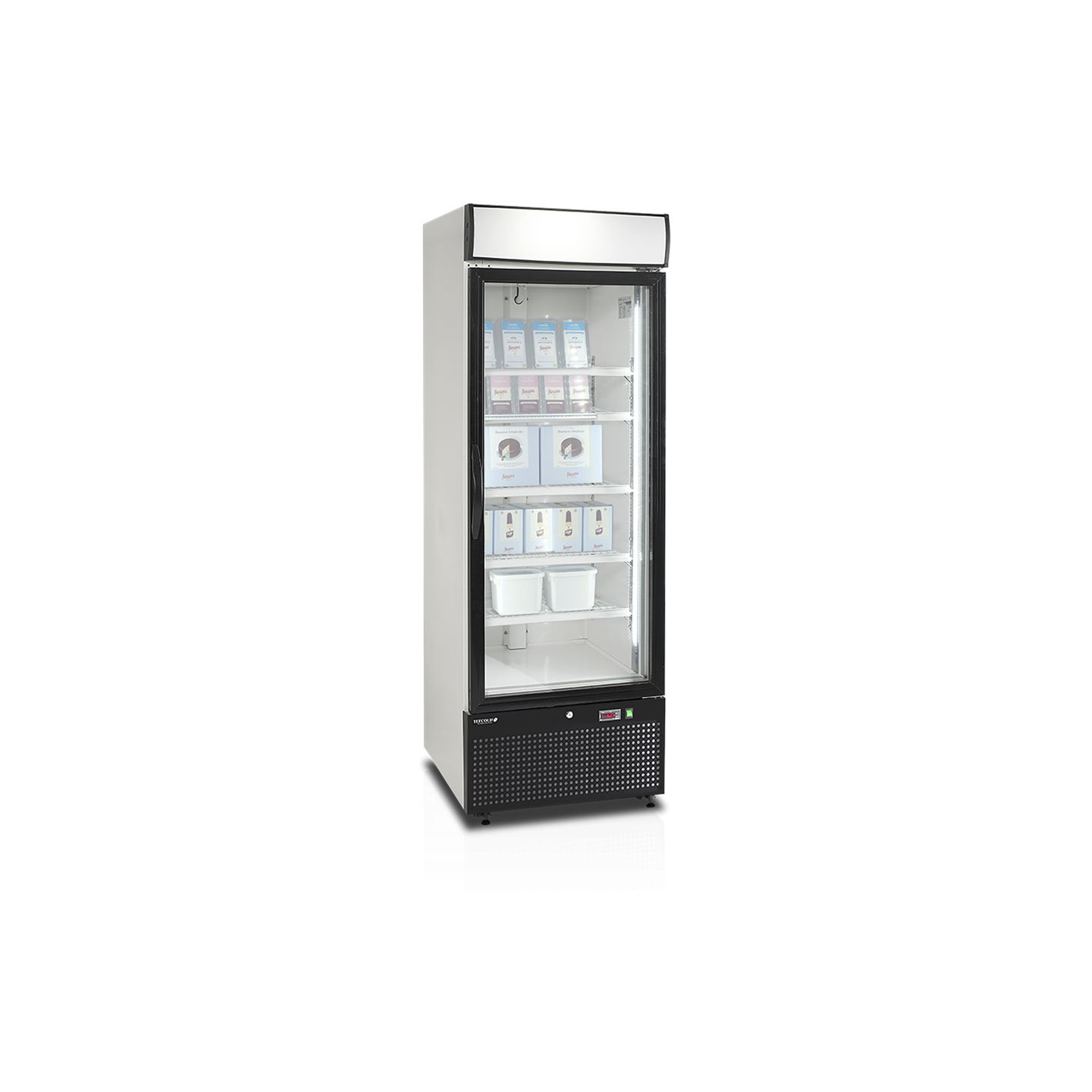 Congélateur vertical de vitrine L680mm TEFCOLD -mondialchr.com