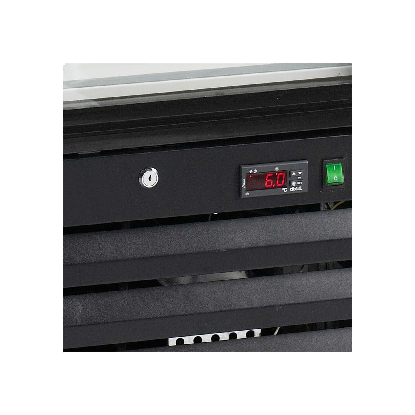 Congélateur vertical de vitrine L680mm TEFCOLD -mondialchr.com