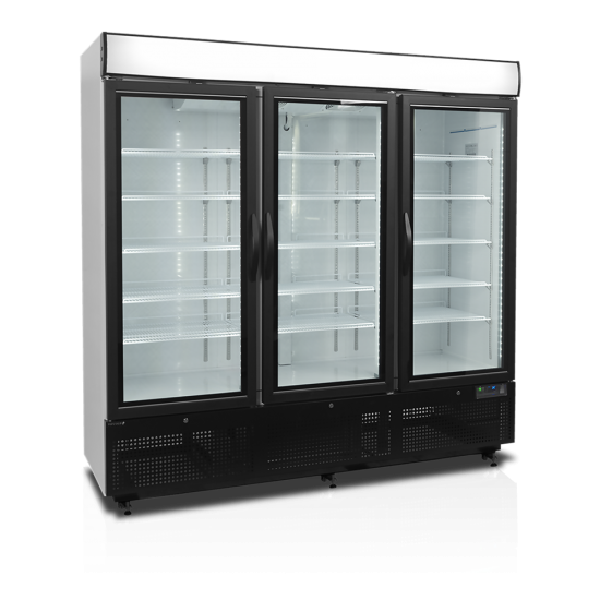 Congélateur vertical de vitrine L2057mm TEFCOLD -mondialchr.com