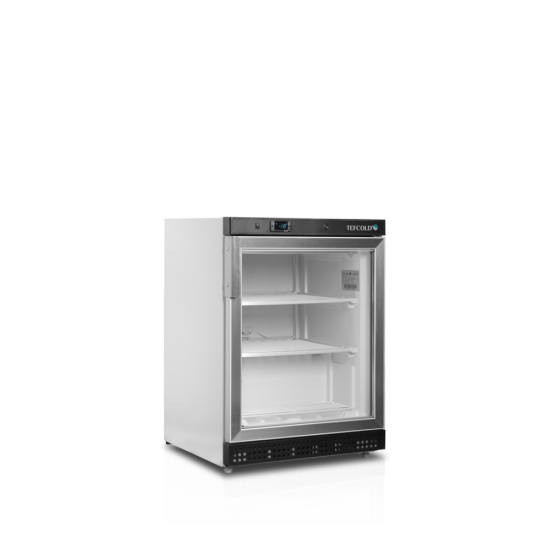 Congélateur vertical de vitrine L600mm UF200G TEFCOLD -mondialchr.com