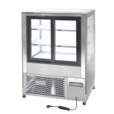 Vitrine réfrigérée de comptoir vitre droite 290L ATOSA