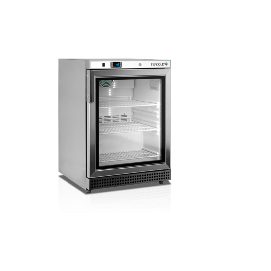 Congélateur vertical de vitrine Ventilé UF200VSG TEFCOLD -mondialchr.com