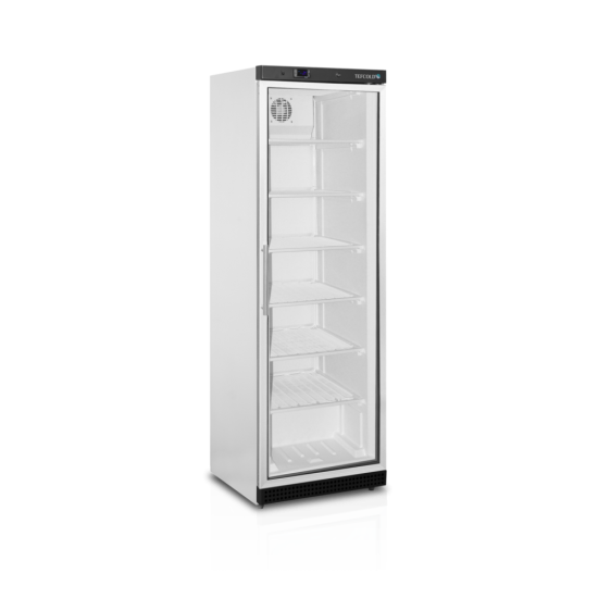 Congélateur vertical de vitrine Ventilé UF400G TEFCOLD-mondialchr.com