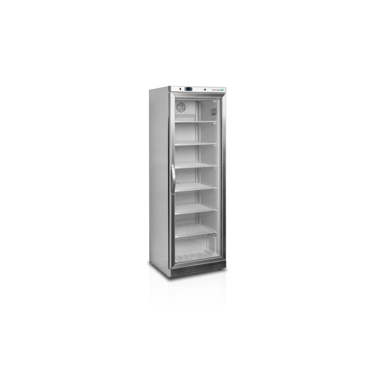 Congélateur vertical de vitrine Statique UF400SG TEFCOLD -mondialchr.com