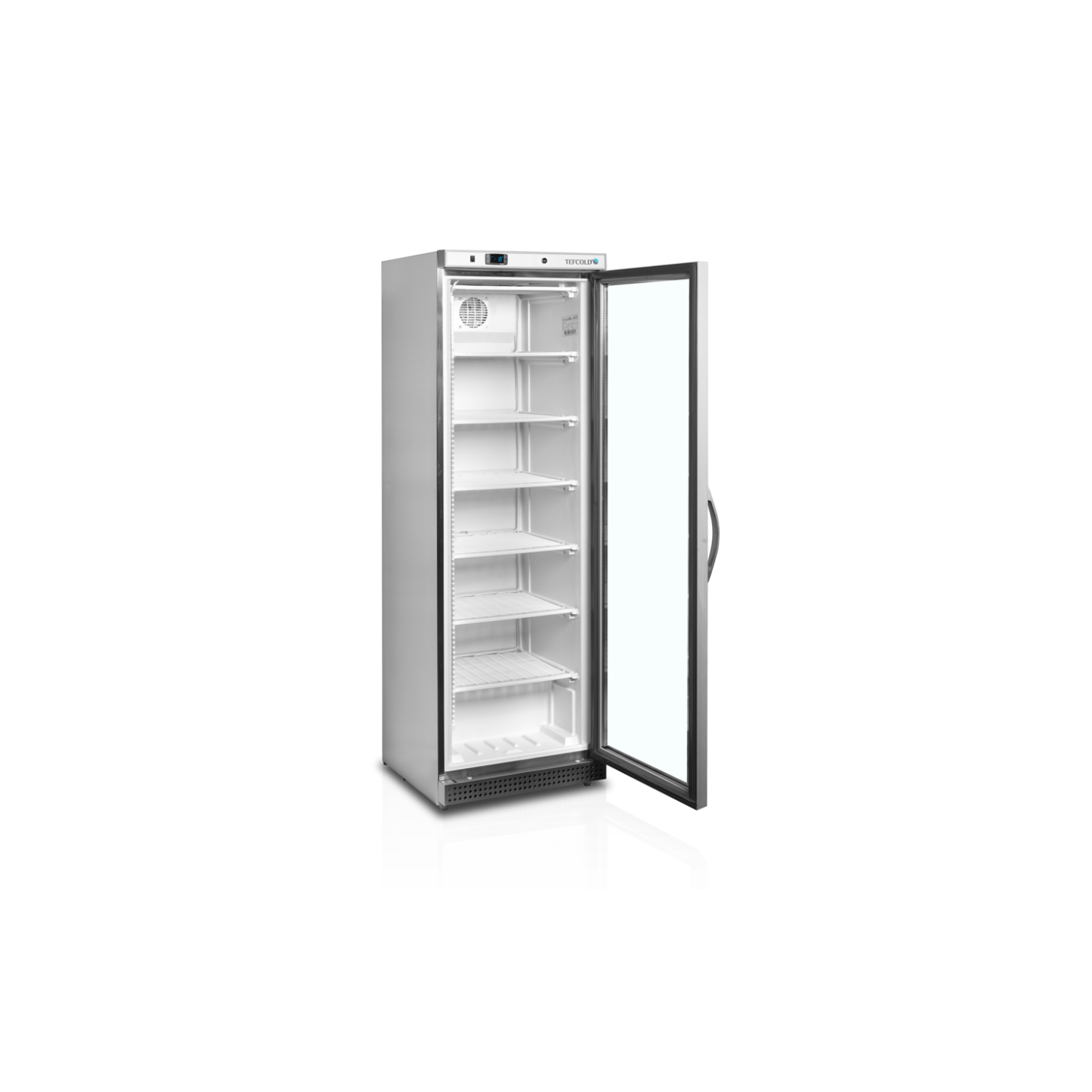 Congélateur vertical de vitrine Statique UF400SG TEFCOLD -mondialchr.com