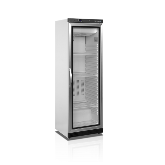 Congélateur vertical de vitrine Ventilé UF400VG TEFCOLD-mondialchr.com