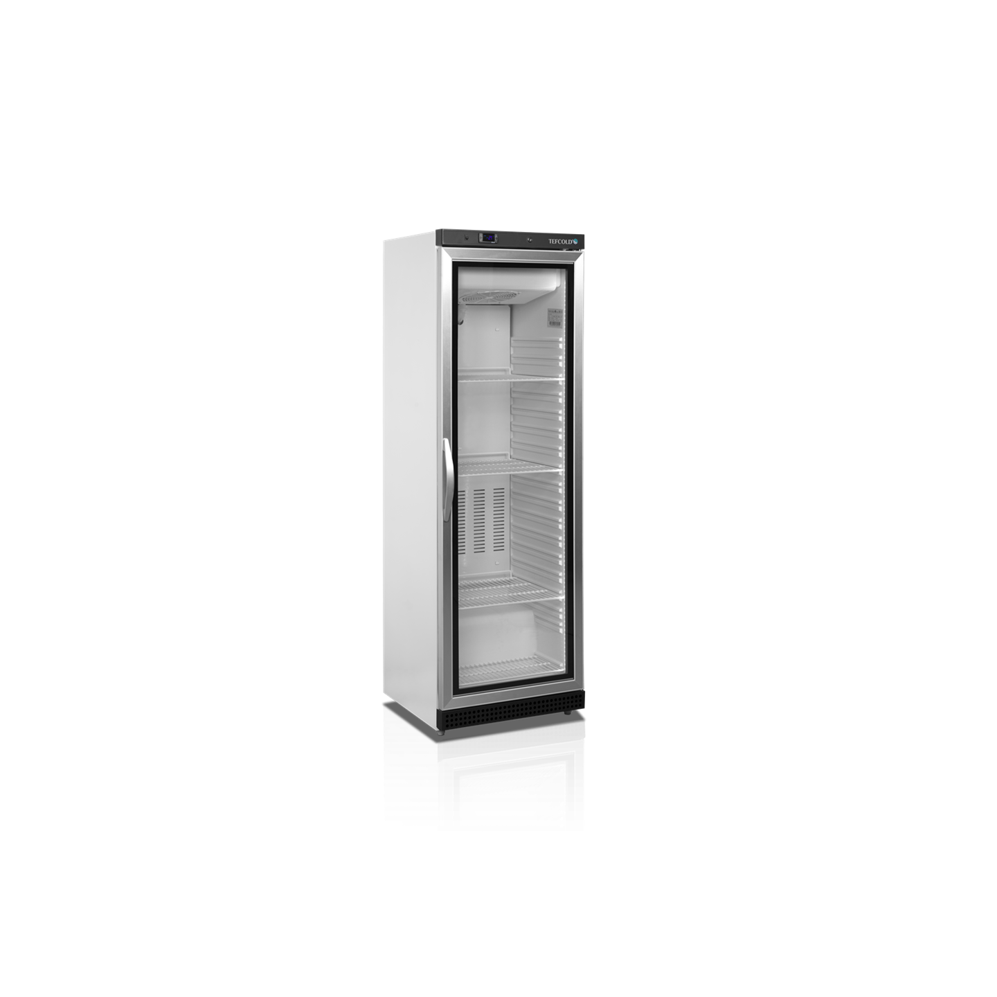 Congélateur vertical de vitrine Ventilé UF400VG TEFCOLD-mondialchr.com