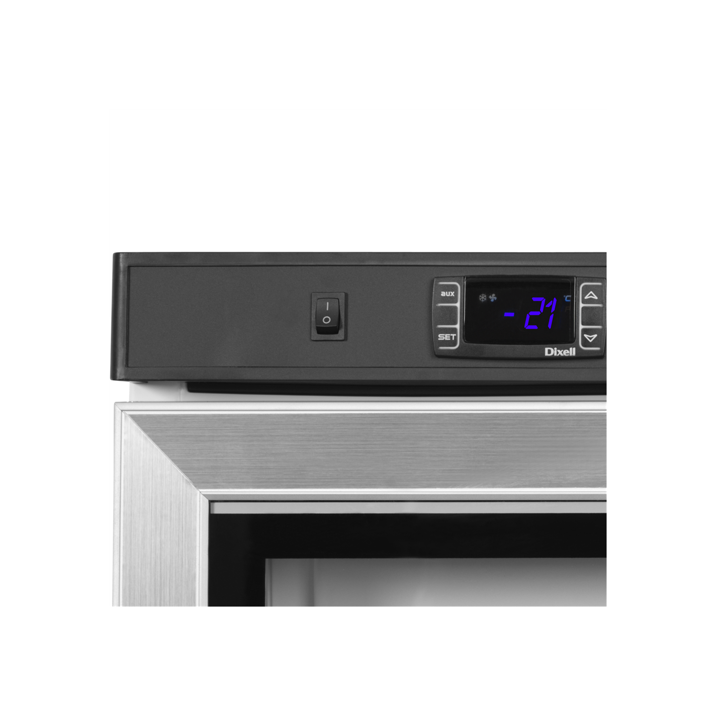 Congélateur vertical de vitrine Ventilé UF400VG TEFCOLD-mondialchr.com