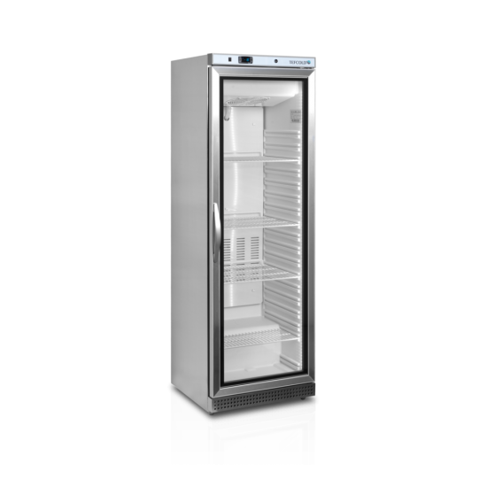 Congélateur vertical de vitrine Ventilé UF400VSG TEFCOLD-mondialchr.com