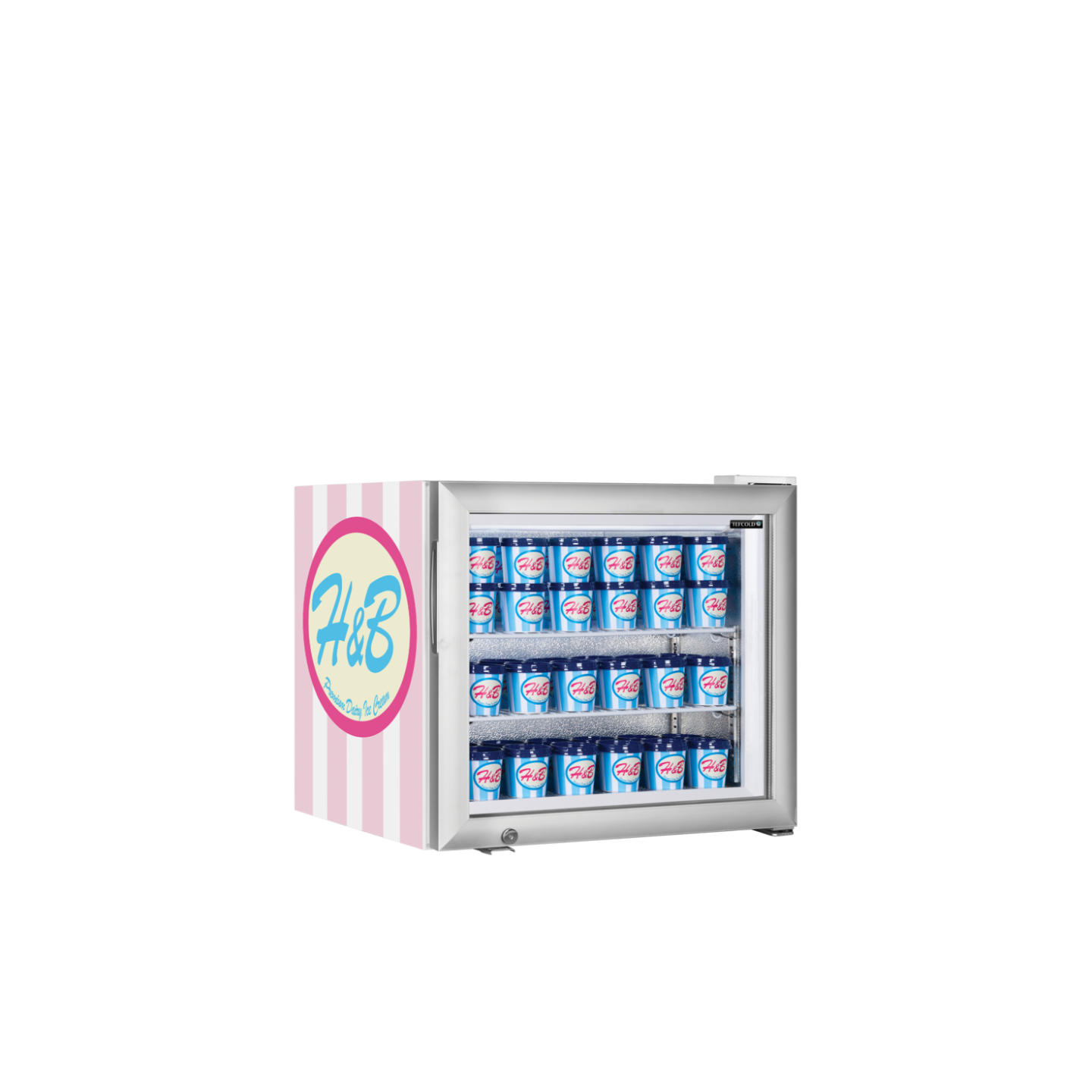 Congélateur de table top L570mm 48L UF50G TEFCOLD-mondialchr.com