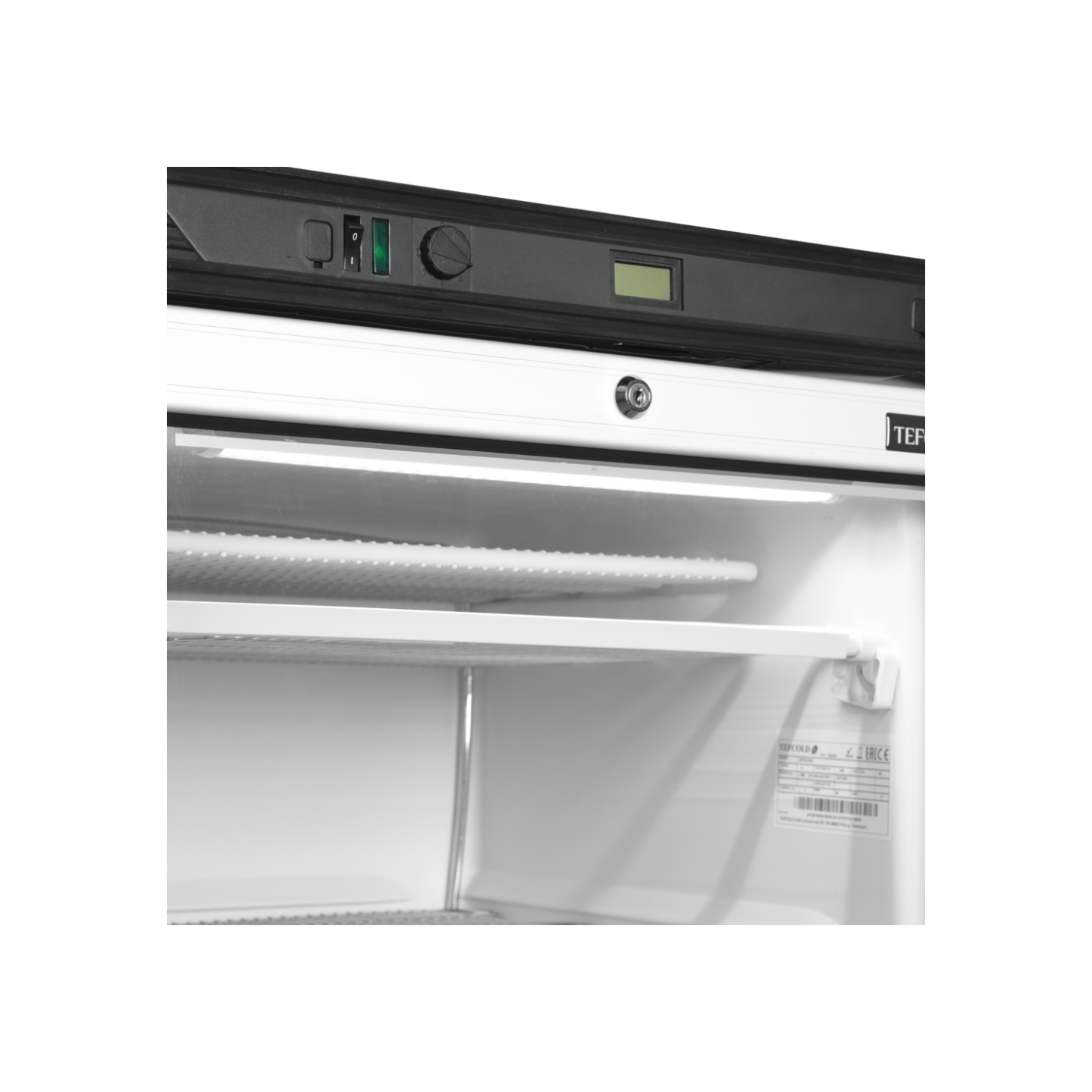 Congélateur vertical 1 porte vitrée UFFS371G 270L TEFCOLD -mondialchr.com