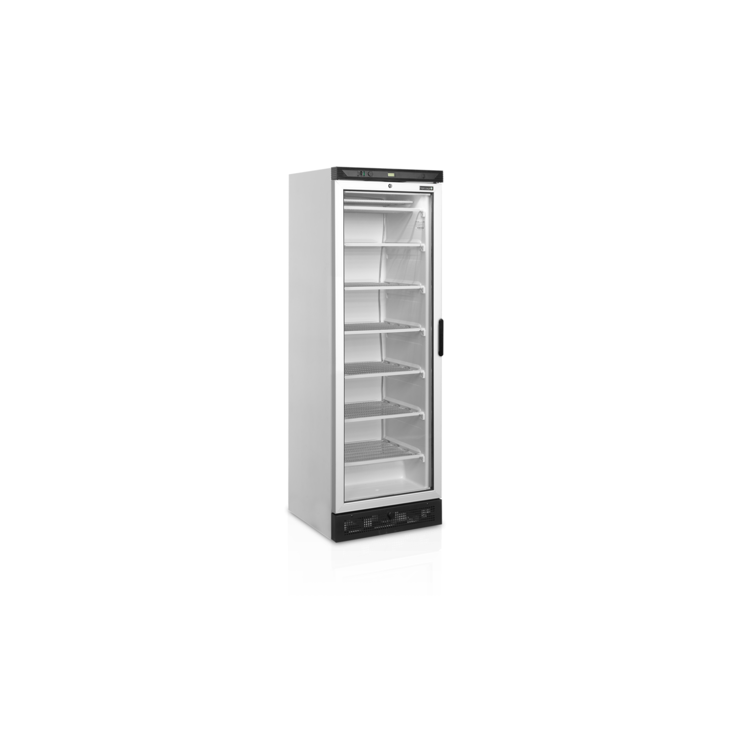 Congélateur vertical de vitrine gauche UFFS371G L/H TEFCOLD -mondialchr.com
