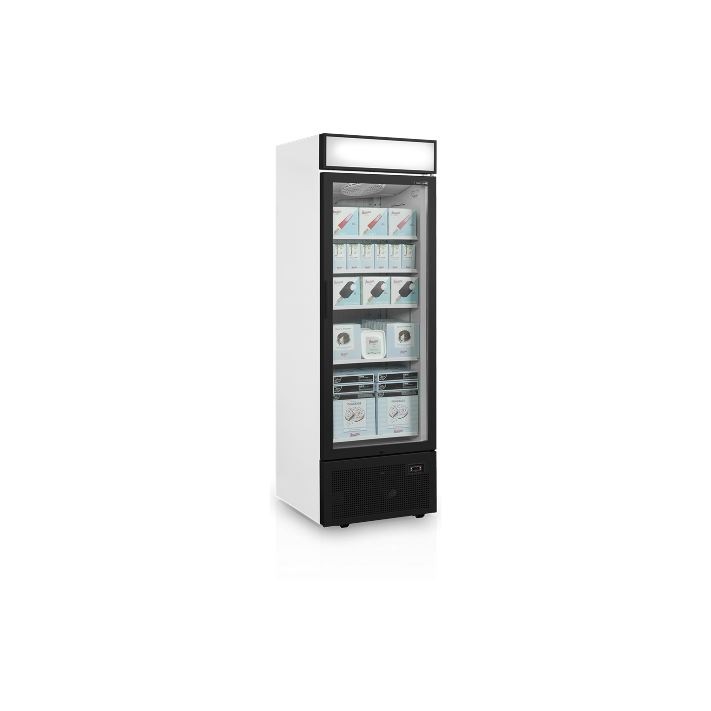 Congélateur vertical 1 porte UFSC1450GCP NF 440L TEFCOLD -mondialchr.com