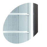 Congélateur vertical 3 portes vitrées UFSC1600GCP TEFCOLD -mondialchr.com