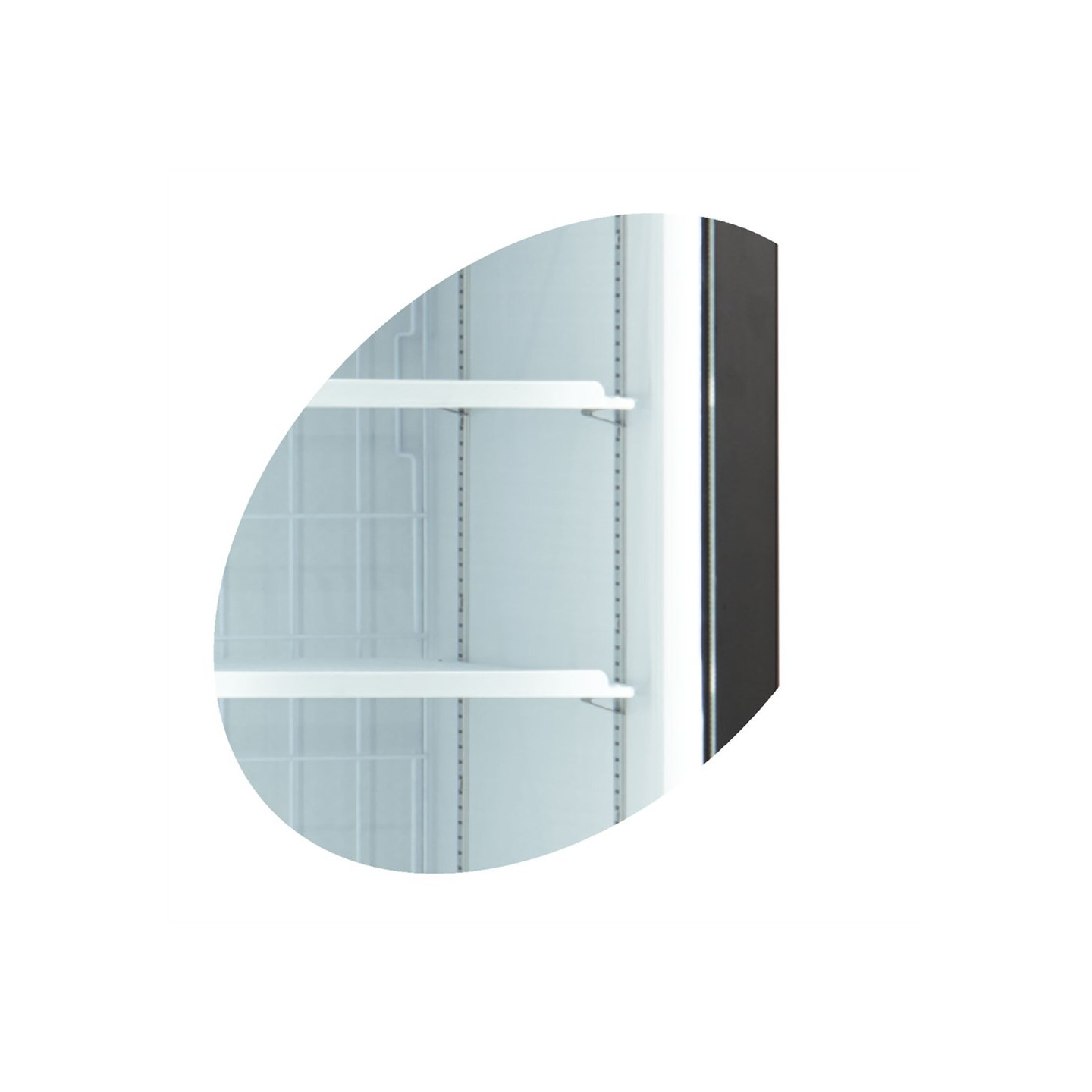 Congélateur vertical 3 portes vitrées UFSC1600GCP TEFCOLD -mondialchr.com
