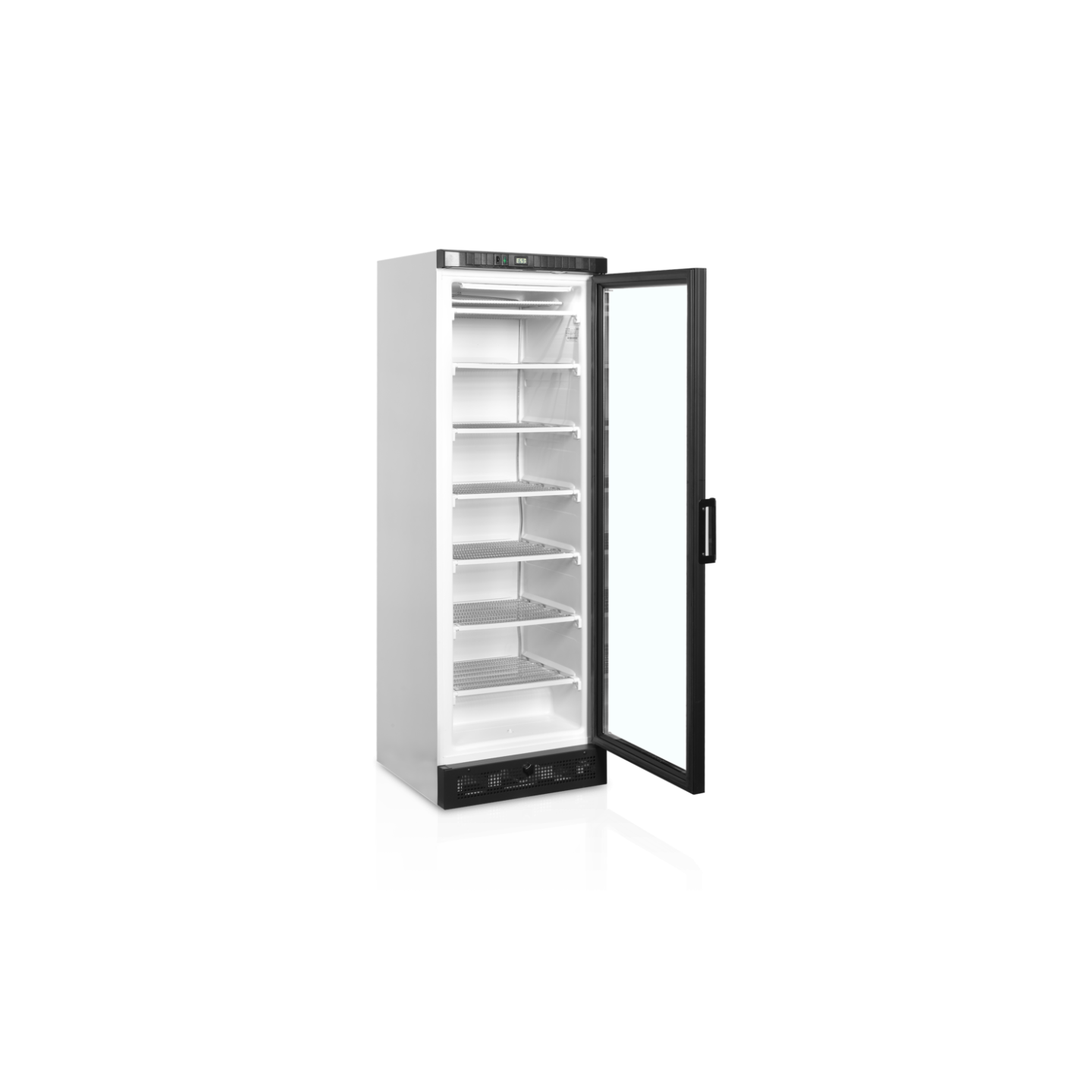 Congélateur vertical 1 porte vitrée UFSC371G 270L TEFCOLD -mondialchr.com