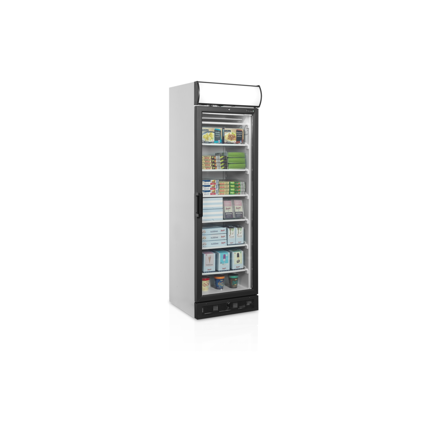 Congélateur vertical 1 porte vitrée UFSC371GCP TEFCOLD-mondialchr.com