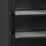 Congélateur vertical 1 porte vitrée UFSC371GCP Black TEFCOLD -mondialchr.com