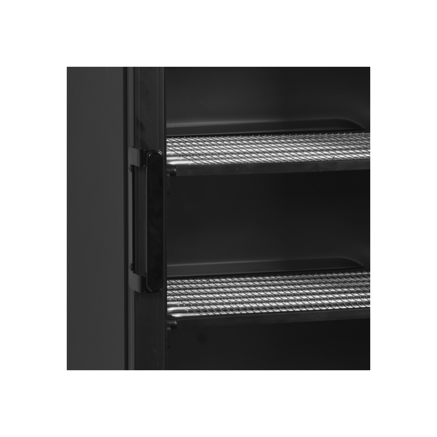 Congélateur vertical 1 porte vitrée UFSC371GCP Black TEFCOLD -mondialchr.com