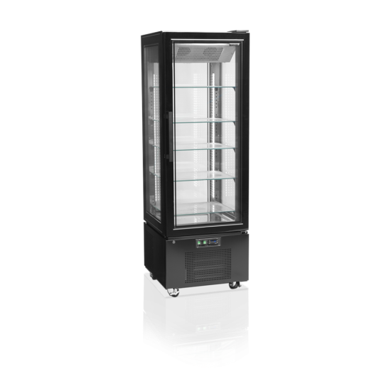 Armoire pâtisserie 4 faces vitrées UPD400-F Froid négatif TEFCOLD -mondialchr.com