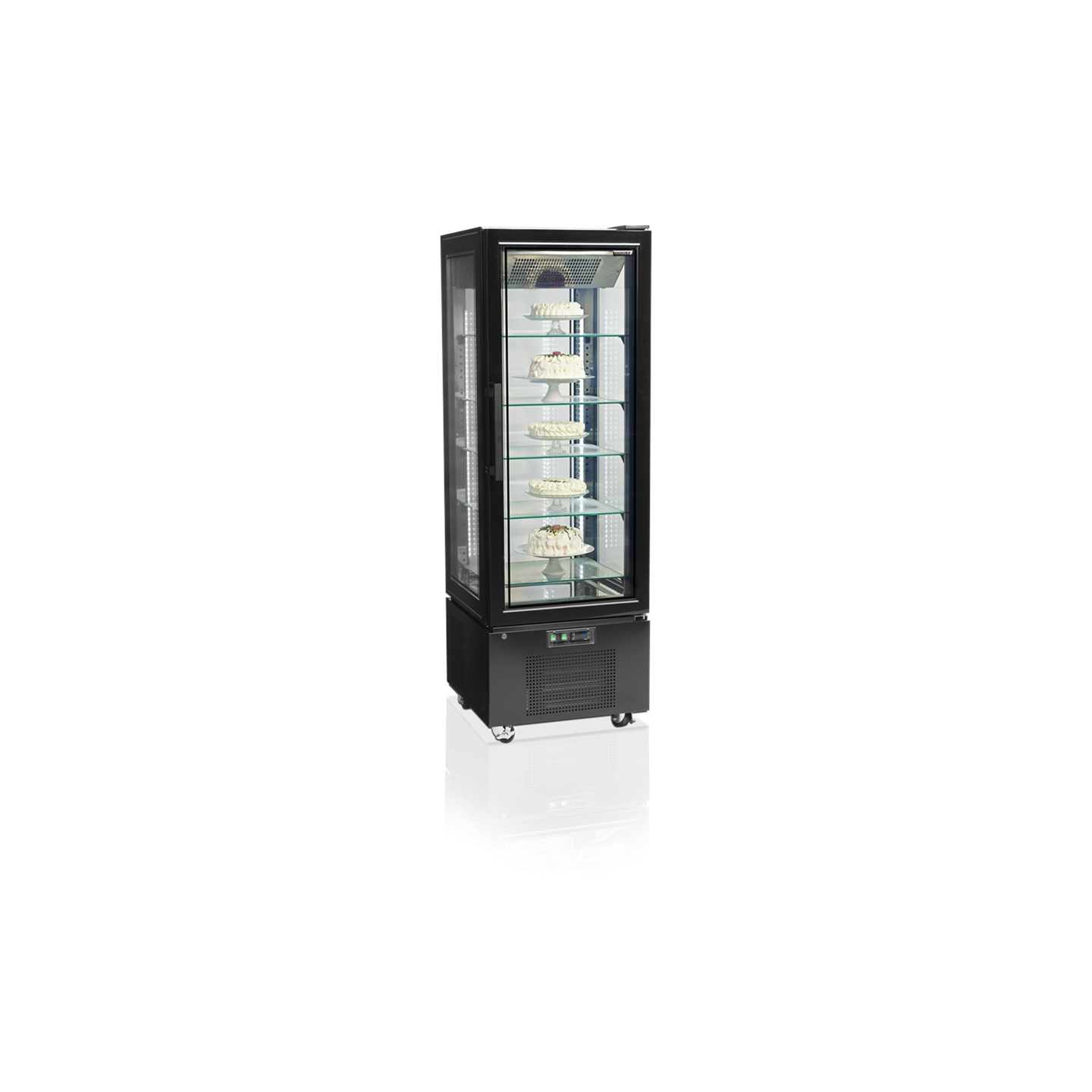 Armoire pâtisserie 4 faces vitrées UPD400-F Froid négatif TEFCOLD -mondialchr.com