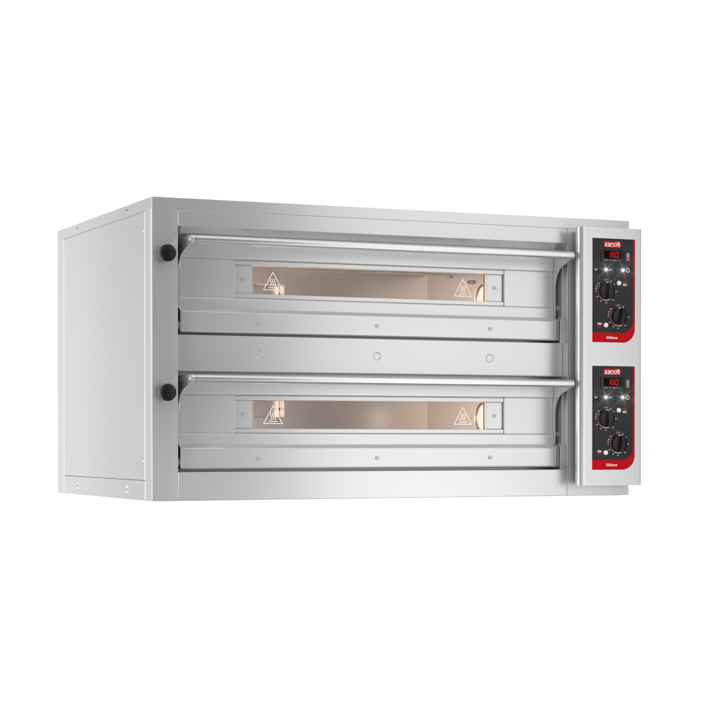 Four à pizza électrique Zanolli Citizen E 2×9 pizzas -mondialchr.com