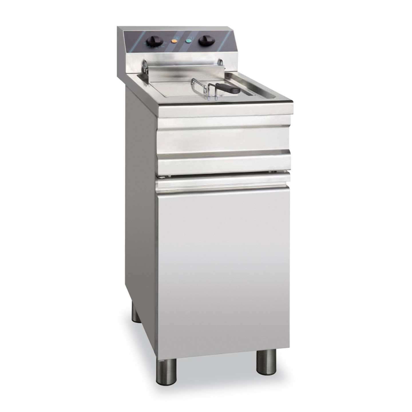 Friteuse électrique professionnelle sur coffre 14L EF12S MBM-mondialchr.com