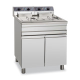 Friteuse électrique professionnelle sur coffre 40L EF25 25S MBM-mondialchr.com