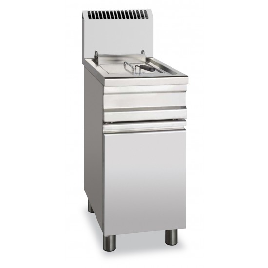 Friteuse gaz professionnelle sur coffre 17,5L GF25S MBM-mondialchr.com