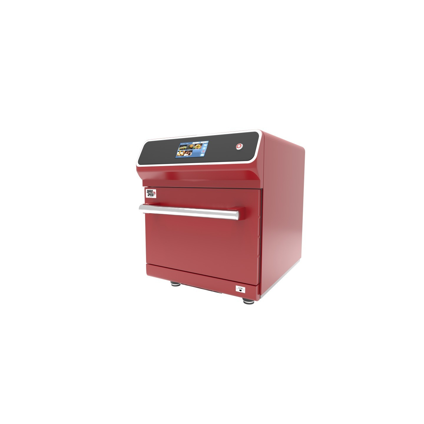 Four à cuisson ultra rapide SOFRASPEED rouge de SOFRACA-mondialchr.com