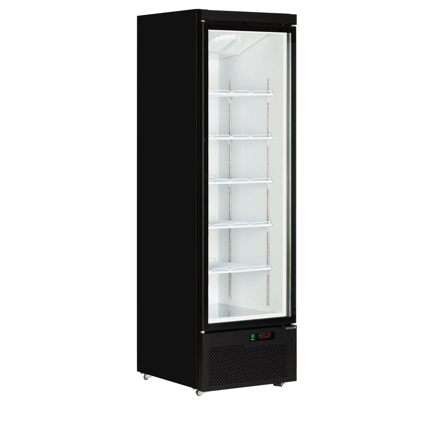 Vitrine réfrigérée noire Atom Maxi C1DB 9846 TEFCOLD-mondialchr.com