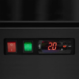 Vitrine réfrigérée noire Atom Maxi C1DB 9846 TEFCOLD-mondialchr.com
