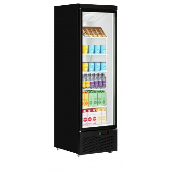 Vitrine réfrigérée noire Atom Maxi C1DB 9846 TEFCOLD-mondialchr.com