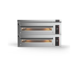 Four à pizza professionnel électrique double chambre 9 pizzas pyralis PYDA18F PIZZAGROUP-mondialchr.com