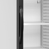 Vitrine réfrigérée blanc CEV425CP 2 LED 15821 TEFCOLD-mondialchr.com