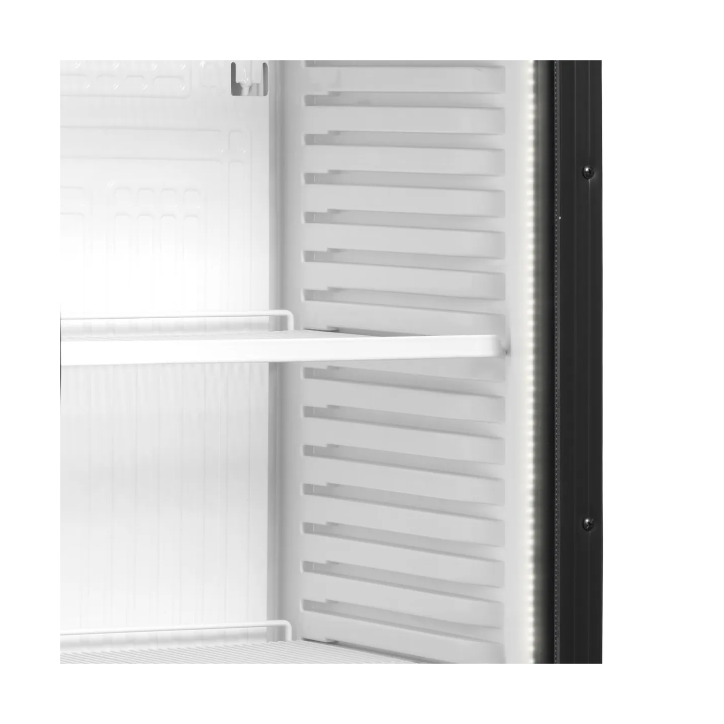Vitrine réfrigérée blanc CEV425CP 2 LED 15821 TEFCOLD-mondialchr.com