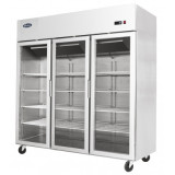 Armoire réfrigérée compacte froid positif 3 portes vitrées ATOSA