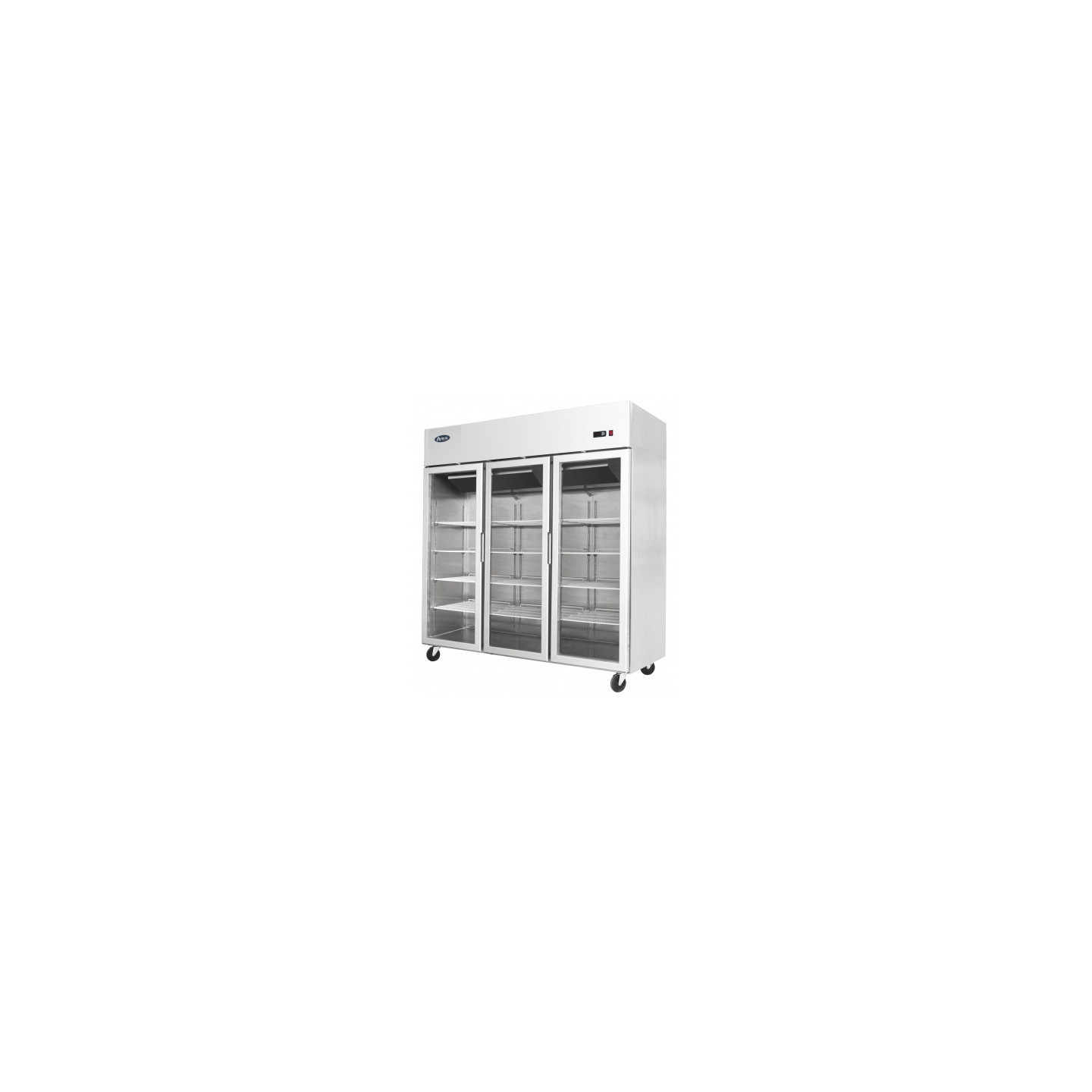 Armoire réfrigérée compacte froid positif 3 portes vitrées ATOSA
