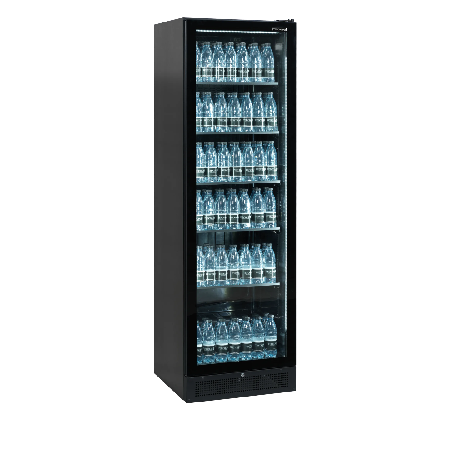 Vitrine réfrigérée noire SCU1425H 53324 TEFCOLD-mondialchr.com