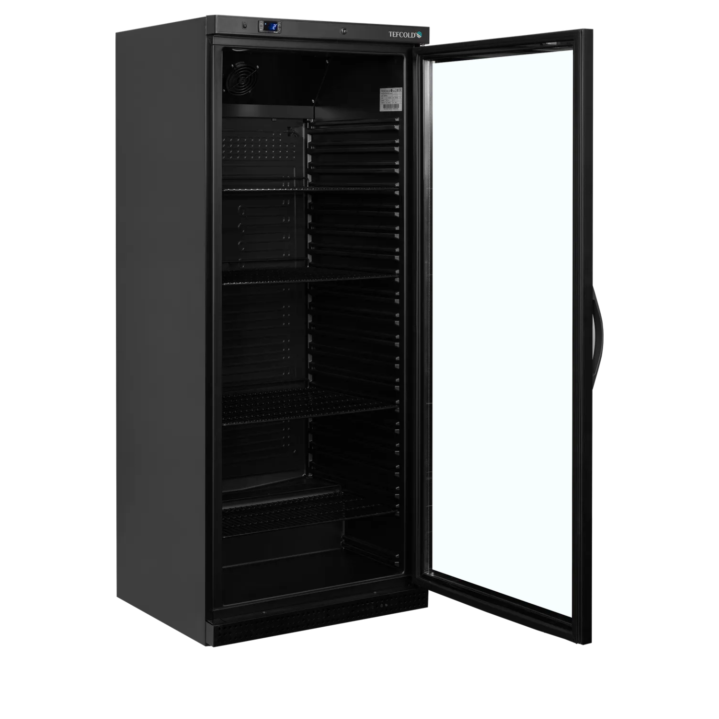 Vitrine réfrigérée noire UR600BG 53933 TEFCOLD-mondialchr.com