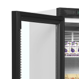 Vitrine réfrigérée blanc CEV425 1 LED L/H  43911 TEFCOLD-mondialchr.com