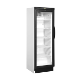 Vitrine réfrigérée blanc CEV425 1 LED L/H  43911 TEFCOLD-mondialchr.com