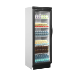 Vitrine réfrigérée blanc CEV425 1 LED L/H  43911 TEFCOLD-mondialchr.com