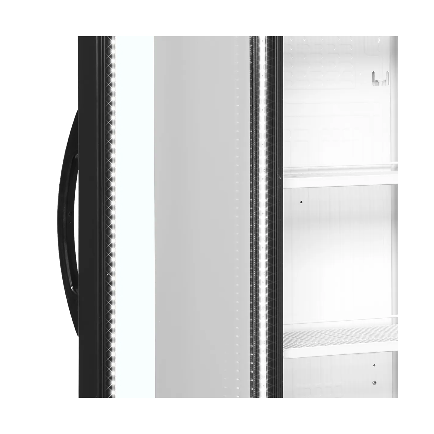 Vitrine réfrigérée blanc CEV425 1 LED L/H  43911 TEFCOLD-mondialchr.com