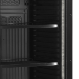 Vitrine réfrigérée noire CEV435 BLACK 51519 TEFCOLD-mondialchr.com