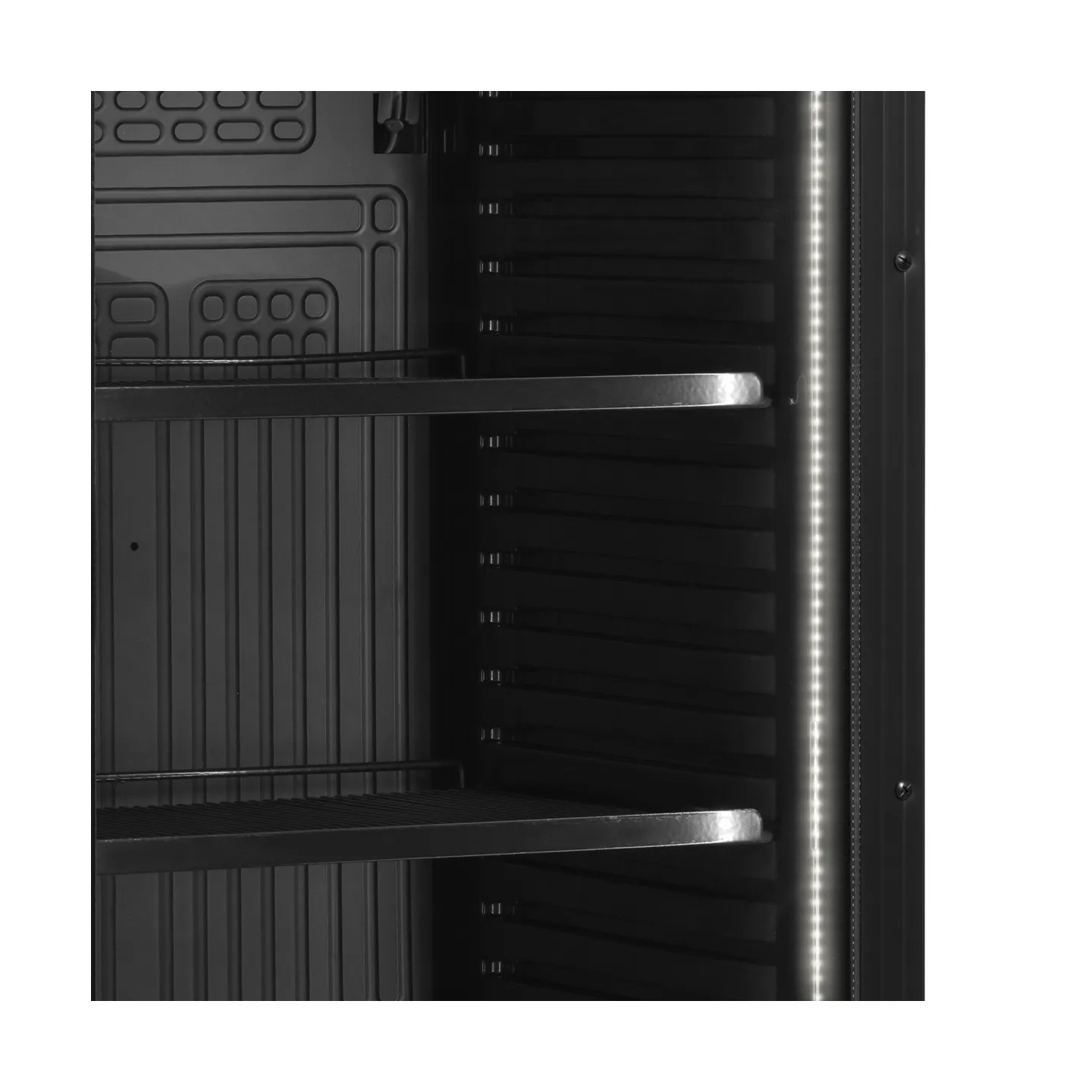 Vitrine réfrigérée noire CEV435 BLACK 51519 TEFCOLD-mondialchr.com