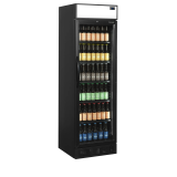 Vitrine réfrigérée CEV435CP BLACK 51528 TEFCOLD-mondialchr.com
