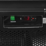Vitrine réfrigérée noire Atom Maxi C3DBB 3 portes 52331 TEFCOLD-mondialchr.com