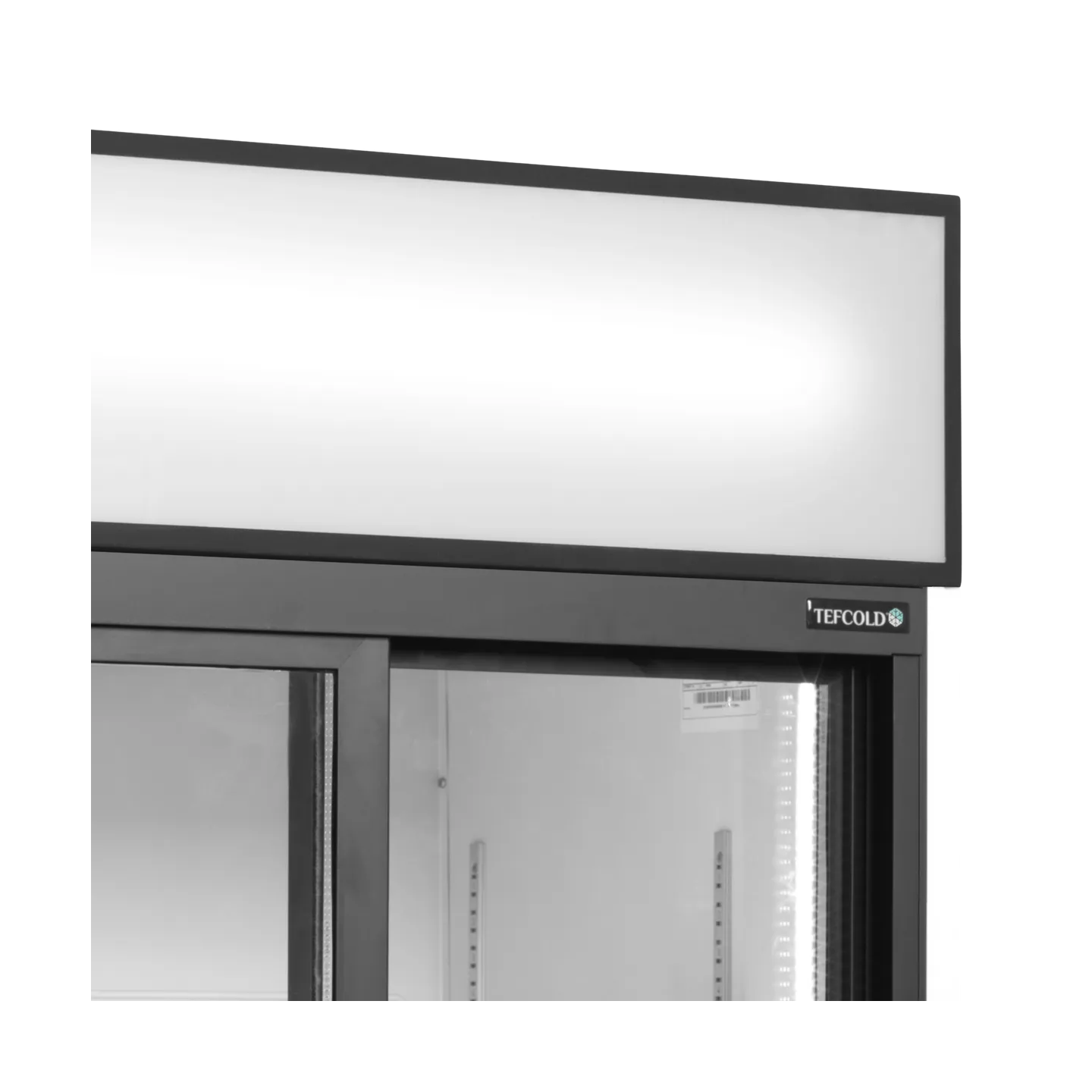 Vitrine réfrigérée blanc FSC891S  2 portes 48870 TEFCOLD-mondialchr.com