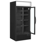 Vitrine réfrigérée FSC891H Black  2 portes 49271 TEFCOLD-mondialchr.com